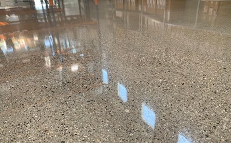 test a sorpresa: tamponi in marmo mshine che lucidano pavimenti in cemento